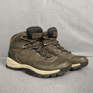 Columbia Newton Ridge Plus Hiking Shoes Women Brown 7.5 Waterproof Boots